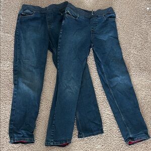 Thick lined Dark Blue Denim Jeans 👖